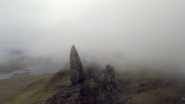 Het Storr Portree Isle Skye Scotland — Stockvideo