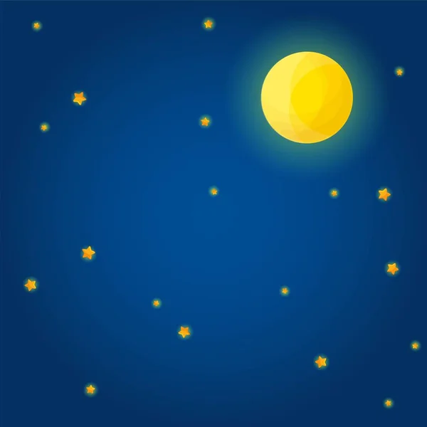 Hvězdnaté Noční Obloze Pozadí Pro Dekoraci — Stockový vektor