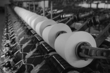 Endüstriyel tekstil fabrikası, iç