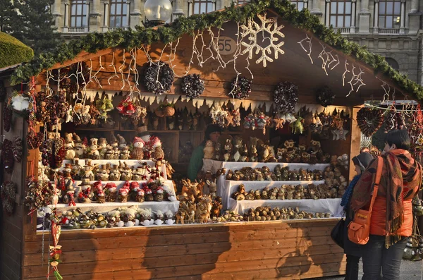 Rakousko, Vídeň, Vánoční trh — Stock fotografie