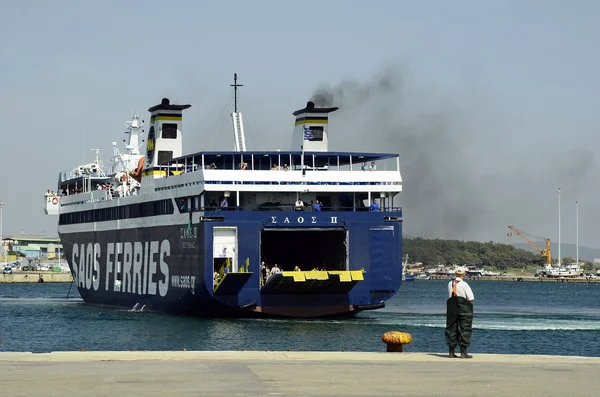 Grecia, Transporte, Ferry — Foto de Stock