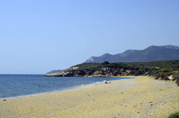 Görögország, strandon, nyaralás — Stock Fotó