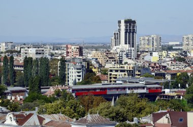 Bulgaristan, Plovdiv, cityscape