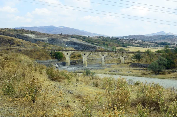 Bulharsko, železniční most — Stock fotografie