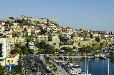 Yunanistan, Kavala, cityscape