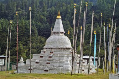 Bhutan, Trongsa, Chorten