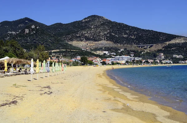 Řecko, Kavala, pláž — Stock fotografie