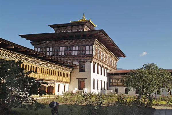 Butão, Thimpu, Dzong — Fotografia de Stock
