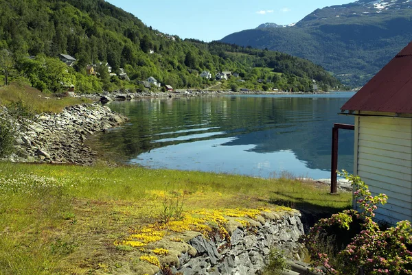 Noruega, Luster, Sognefjord — Fotografia de Stock