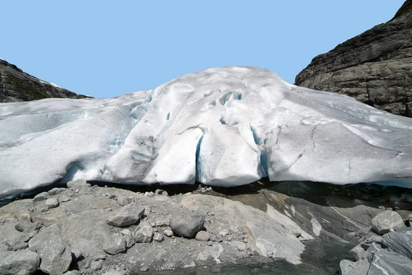 Norwegen, nigards breen glacier — Stockfoto