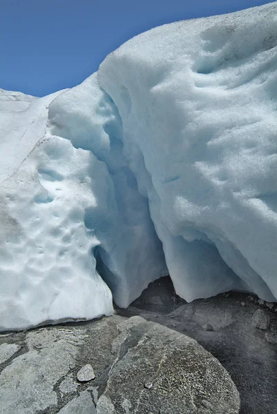 Norwegen, nigards breen glacier — Stockfoto