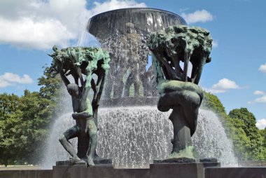 Norveç, Oslo'da Vigeland Park