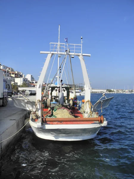 Yunanistan, sanayi, trol — Stok fotoğraf