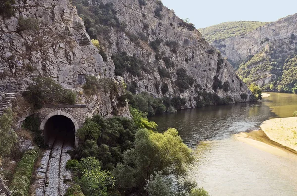 Griekenland, Eastmacedonia, Nestos kloof — Stockfoto