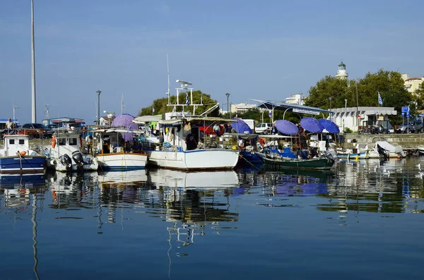 Grécia, Alexandroupolis, navios e barcos — Fotografia de Stock