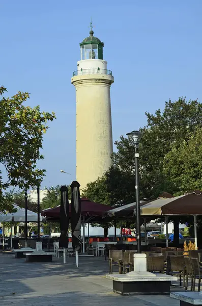 Greece, Alexandropolis, Lighhouse — Stock Photo, Image