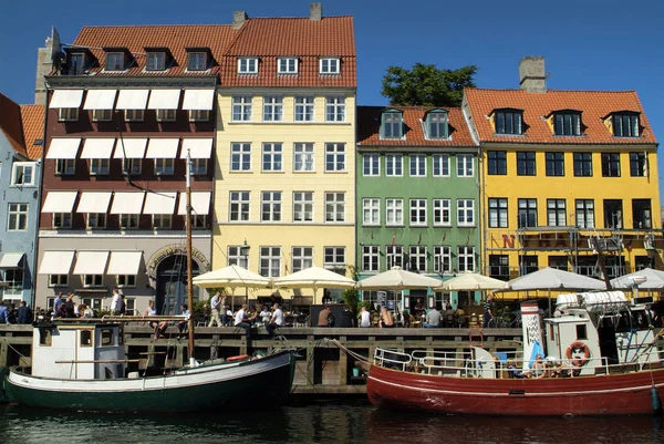 Dänemark, Kopenhagen, Nyhavn — Stockfoto