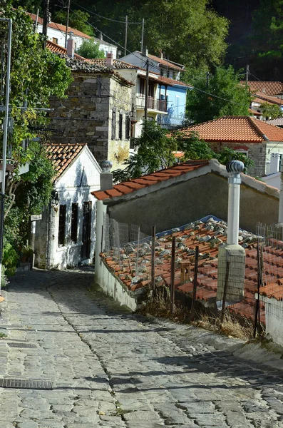 Řecko, ostrov Samothrace, Chora — Stock fotografie