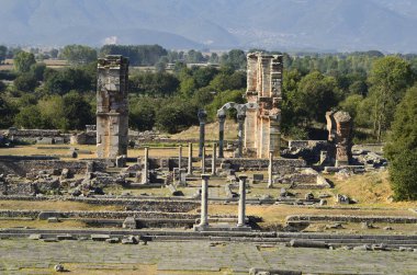 Yunanistan, antik Philippi Unesco Dünya Mirası site