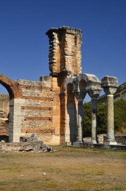 Yunanistan, antik Philippi Unesco Dünya Mirası site