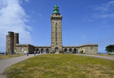 Fransa, Brittany, cape Frehel deniz feneri