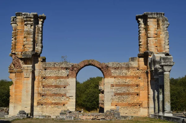 Grécia, Património Mundial da UNESCO de Filipos antigos — Fotografia de Stock