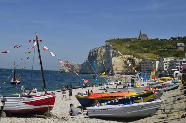 Francia, Normandía, balneario Etretat —  Fotos de Stock