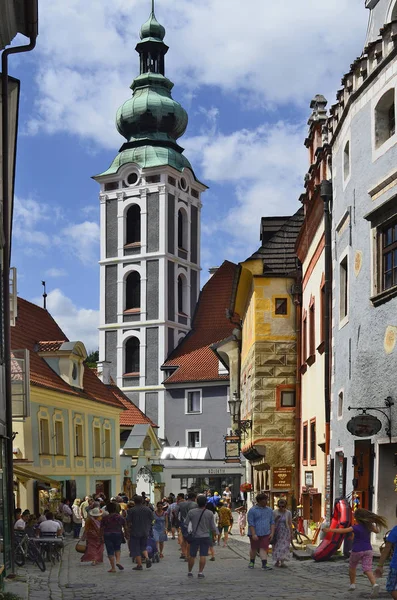 République tchèque, Bohême, Patrimoine mondial de l'Unesco Cesky Krumlov — Photo