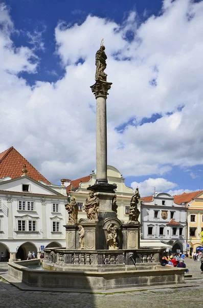 Tsjechië, Bohemen, Unesco World Heritage site Cesky Krumlov — Stockfoto