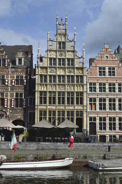 벨기에, 플랑드르, 겐트, 역사적인 오래 된 도시 — 스톡 사진