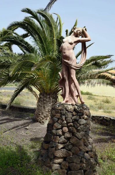 Espanha, Ilha Canária, Fuerteventura, escultura — Fotografia de Stock