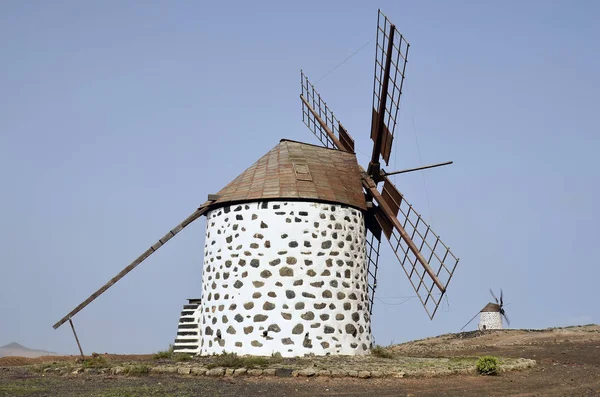 Spain, Canary Islands, Fuerteventura Island, Windmill — Stock Photo, Image