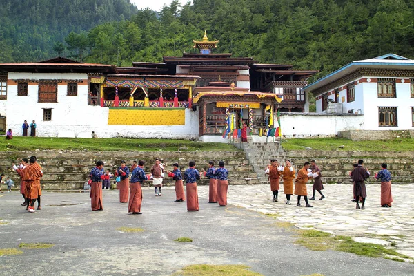 Бутан, Хаа, фестиваль Тшечу — стоковое фото