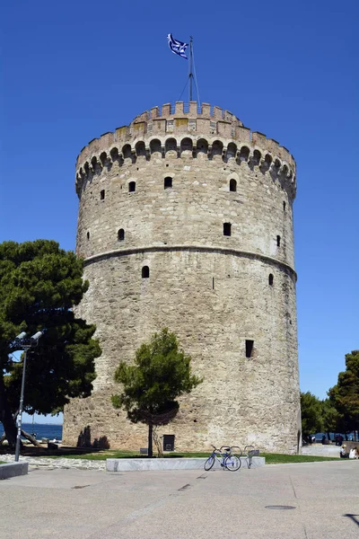 Griechenland, Thessaloniki, weißer Turm — Stockfoto