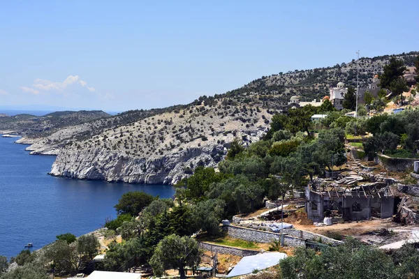 Grecia, Isola di Taso, monastero — Foto Stock