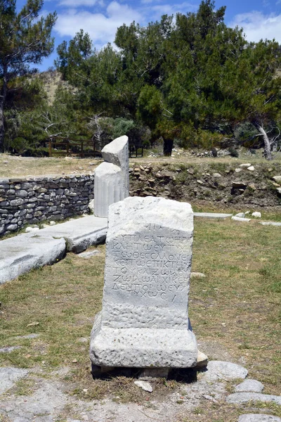 Grekland, Thassos Island, arkeologi — Stockfoto