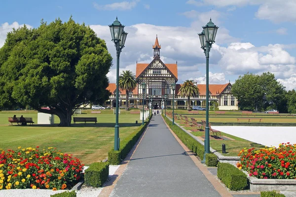 Rotorua, Új-Zéland kormánya kert — Stock Fotó