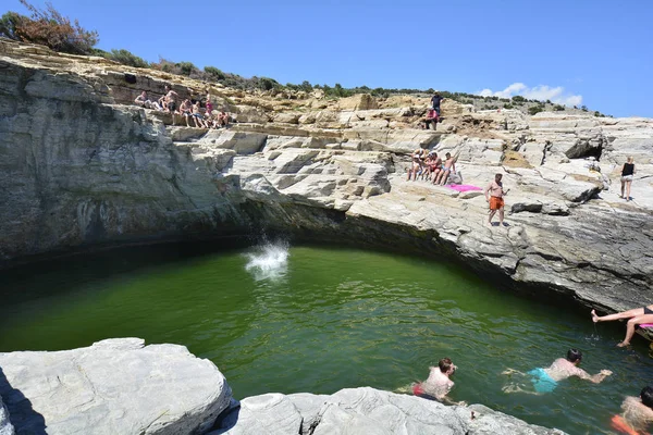 Греция, Thassos Island, Giola Pool — стоковое фото