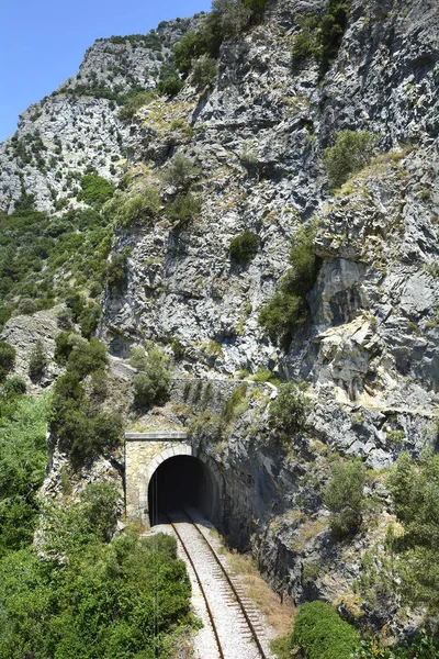 Griekenland, Eastmacedonia, de rivier Nestos kloof — Stockfoto