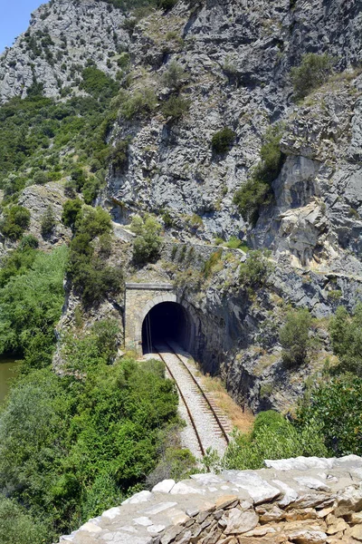 Grecja, Eastmacedonia, rzeka Nestos Gorge — Zdjęcie stockowe