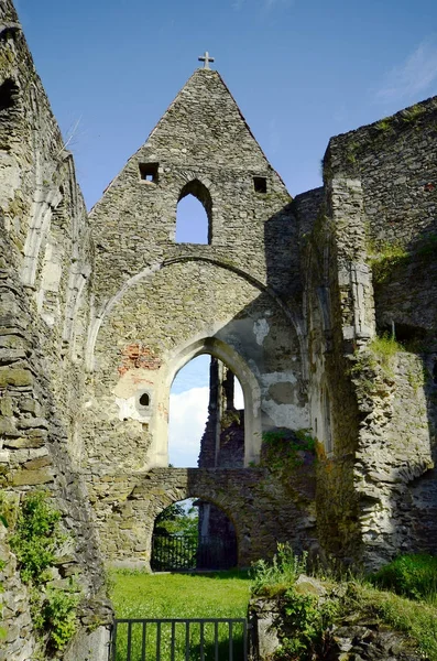 Áustria, Muehlviertel, Ruin Schaunberg — Fotografia de Stock