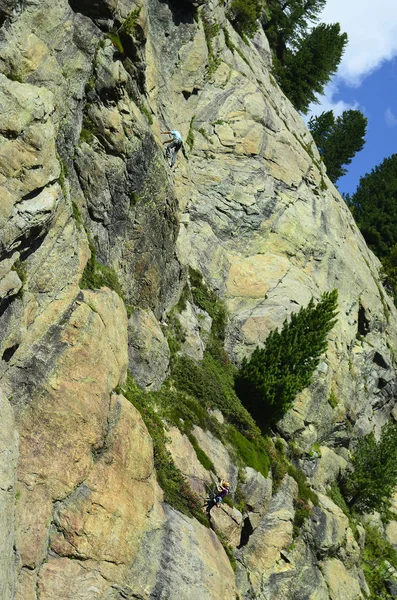 Österreich, tirol, kaunertal, sport — Stockfoto