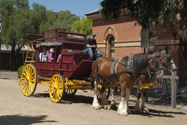 Australia, Victoria, villaggio di Echuca — Foto Stock