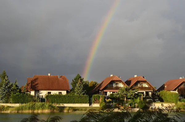 Austria, Natura, Arcobaleno — Foto Stock