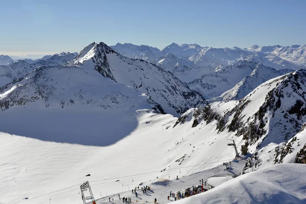 Österrike, Tyrolen, Vintersport — Stockfoto