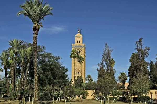 Maroko, Marrákeš, mešita — Stock fotografie