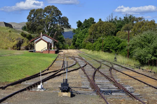 Australia, NSW, Gundagai, ferrovia — Foto Stock