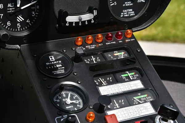 Flugzeuge, Hubschrauber, Panel — Stockfoto