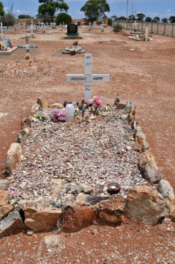 Avustralya, Coober Pedy, mezarlığı