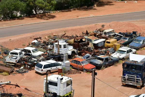 Austrálie, Coober Pedy, výpisu oblasti — Stock fotografie